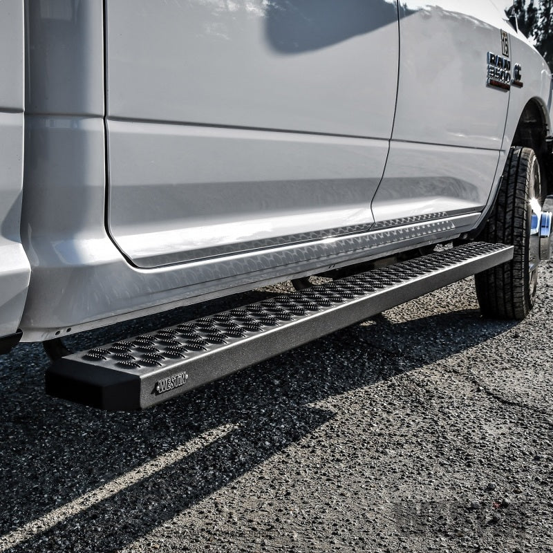 Westin - Westin Grate Steps Running Boards 83 in - Textured Black - Demon Performance