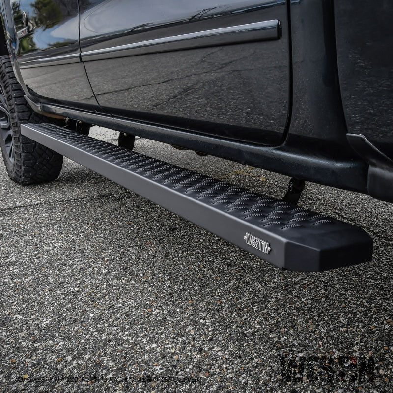 Westin - Westin Grate Steps Running Boards 86 in - Textured Black - Demon Performance