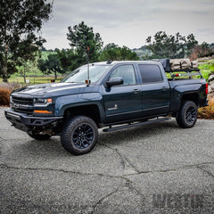 Westin - Westin Grate Steps Running Boards 86 in - Textured Black - Demon Performance