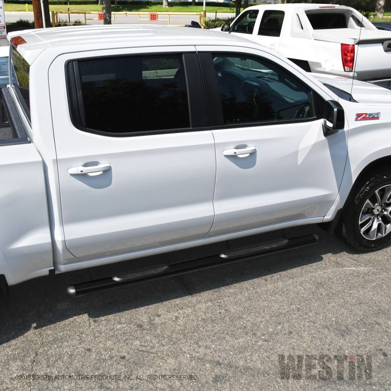 Westin - Westin Premier 4 Oval Nerf Step Bars - 85 in - Black - Demon Performance