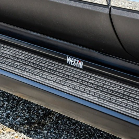 Westin - Westin SG6 Black Aluminum Running Boards 79 in - Demon Performance
