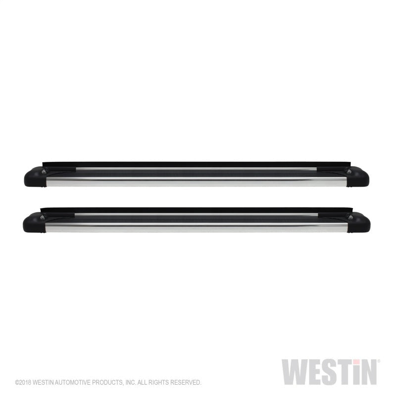 Westin - Westin SG6 Polished Aluminum Running Boards 85.5 in - Demon Performance