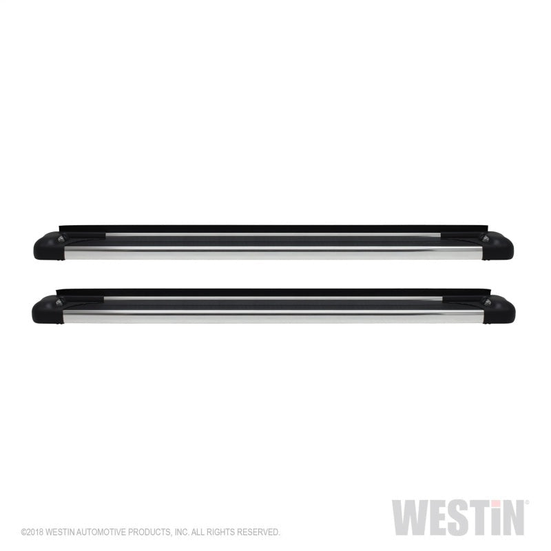 Westin - Westin SG6 Polished Aluminum Running Boards 85.5 in - Demon Performance