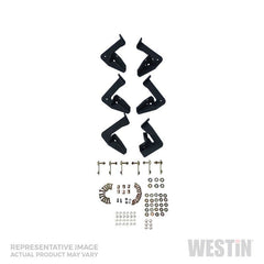 Westin - Westin/HDX 16 - 18 Nissan Titan XD Crew / 17 - 18 Titan Crew Cab Drop Nerf Step Bars - Textured Black - Demon Performance