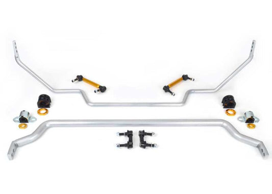 Whiteline - Whiteline 09 - 17 Nissan GT - R (Premium) / 12 - 16 GT - R Black Edition Front and Rear Swaybar Kit - Demon Performance