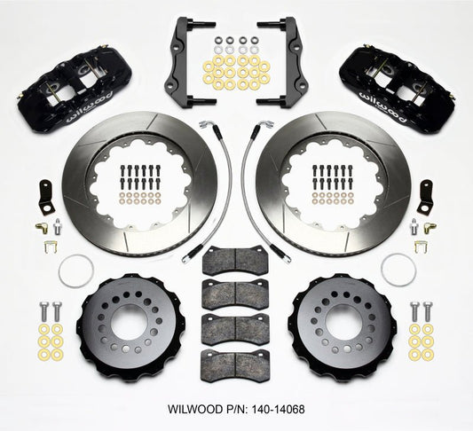 Wilwood - Wilwood AERO4 Rear Kit 14.25in 2014 - Up Challenger w/Lines - Demon Performance
