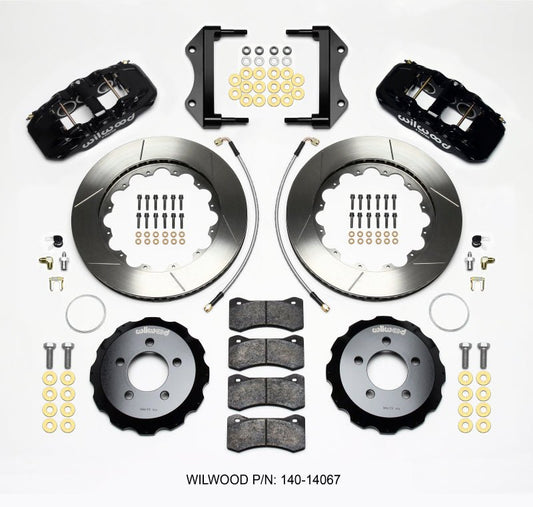 Wilwood - Wilwood AERO6 Front Hat Kit 14.25 2014 - Up Challenger w/Lines - Demon Performance
