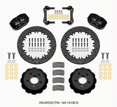 Wilwood - Wilwood Dynapro Radial Rear Drag Kit 12.90in Drilled 2015 - Up Mustang - Demon Performance