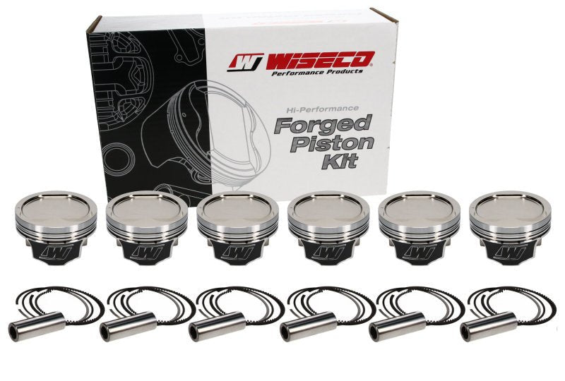 Wiseco - Wiseco Nissan VQ37 1.198inch CH - 15.5cc R/Dome 9:1 Piston Shelf Stock Kit - Demon Performance