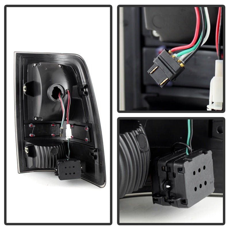 SPYDER - Xtune Dodge Ram 1500 09 - 14 LED Tail Lights Incandescent Model Only Black Smoke ALT - JH - DR09 - LED - BKSM - Demon Performance