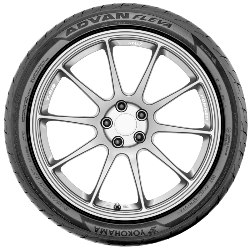 Yokohama Tire - Yokohama Advan Fleva V701 Tire - 195/40R17 81W - Demon Performance