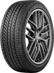 Yokohama Tire - Yokohama Advan Sport A/S+ Tire - 235/40R18 95Y - Demon Performance