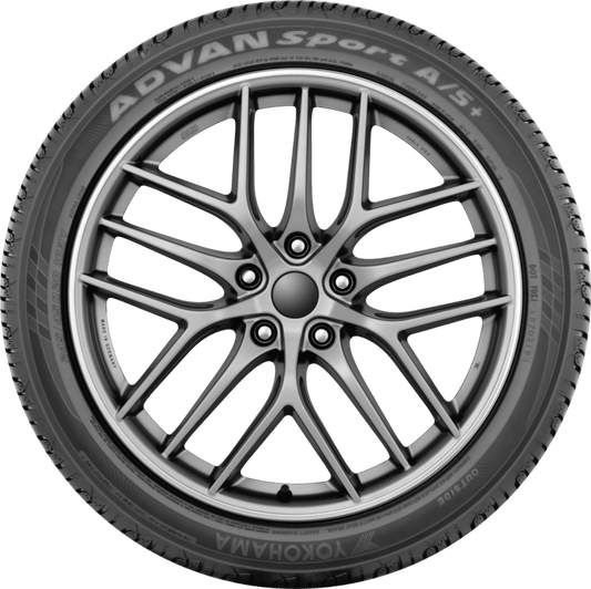 Yokohama Tire - Yokohama Advan Sport A/S+ Tire - 245/45R20 103Y - Demon Performance