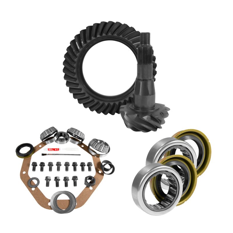 Yukon Gear & Axle - Yukon 9.25in CHY 3.21 Rear Ring & Pinion Install Kit 1.705in Axle Bearings and Seal - Demon Performance