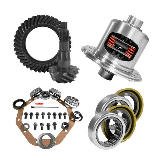 Yukon Gear & Axle - Yukon 9.25in CHY 3.21 Rear Ring & Pinion Install Kit 31 Spline Positraction 1.7in Axle Bearings - Demon Performance