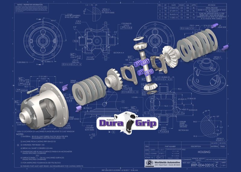 Yukon Gear & Axle - Yukon Gear Dura Grip Posi For 04+ Nissan Titan Rear - Demon Performance